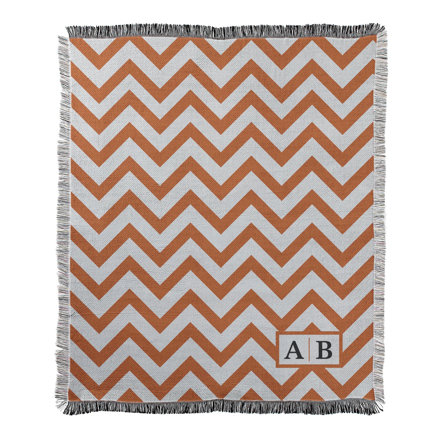 Custom Chevron Pattern Blanket