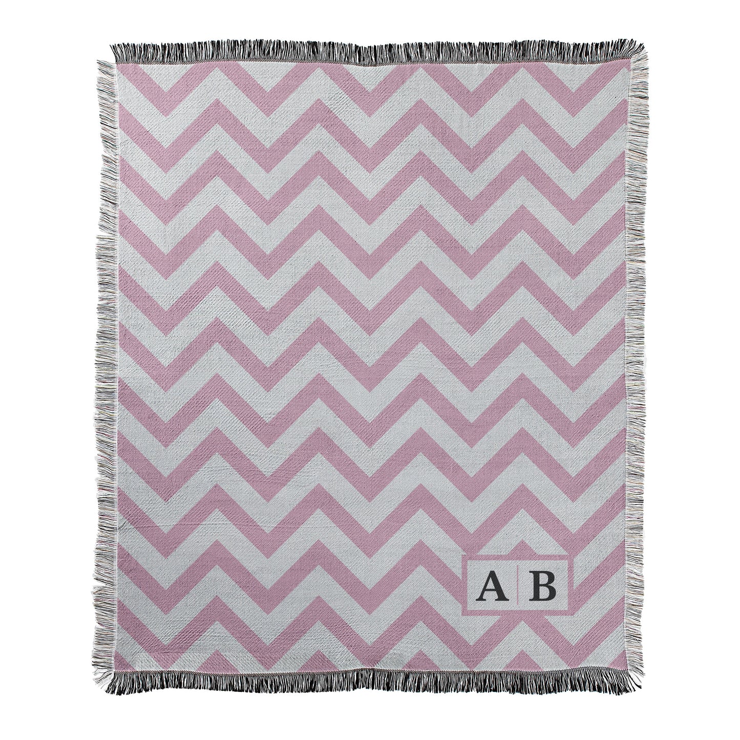 Custom Chevron Pattern Blanket