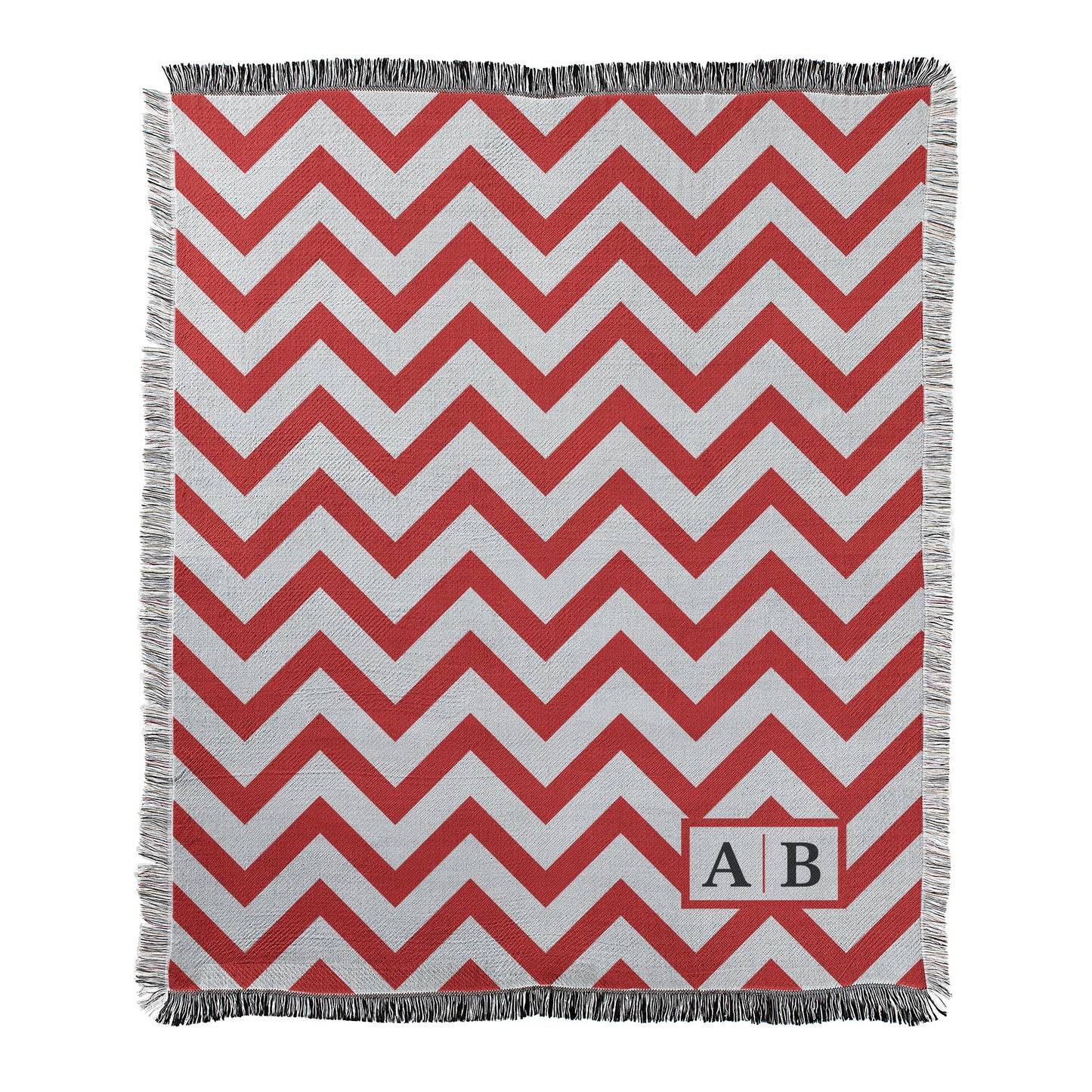 Custom Chevron Pattern Blanket