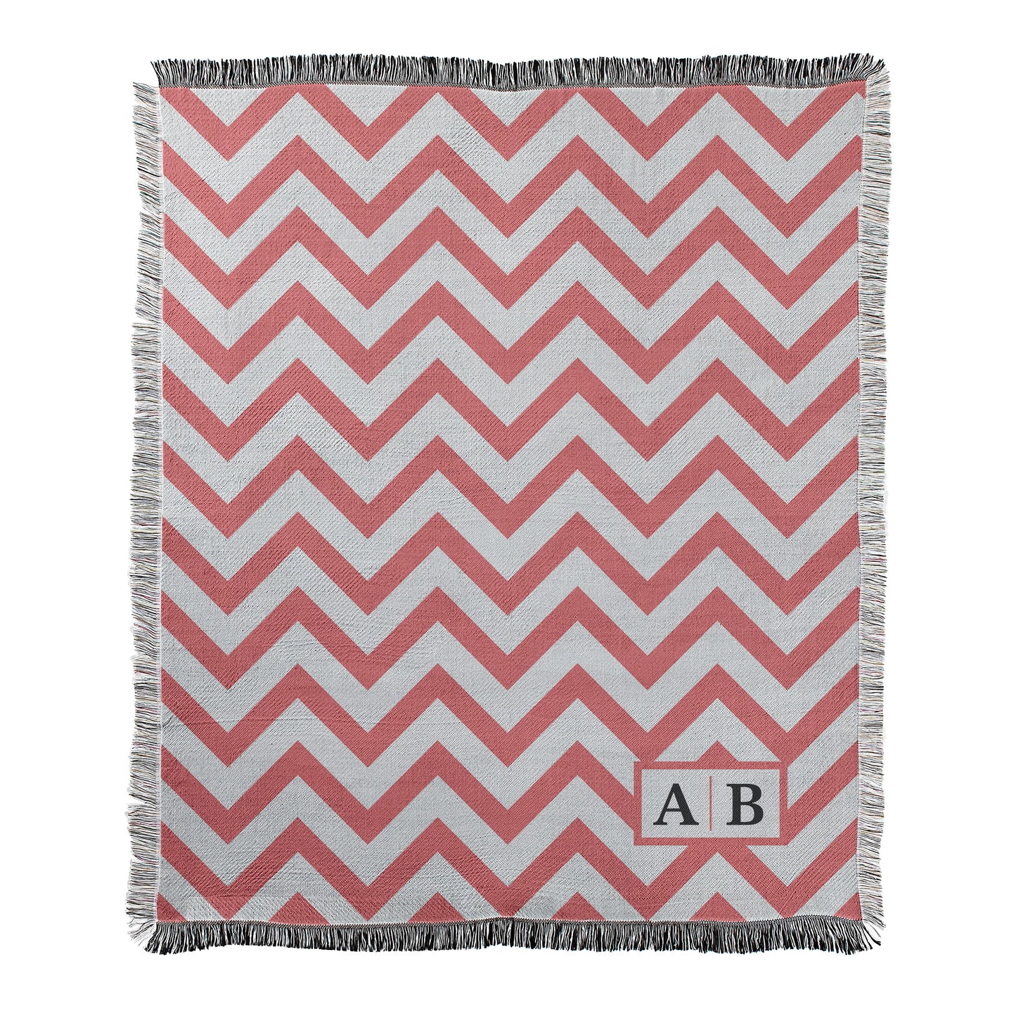 Custom Chevron Pattern Blanket
