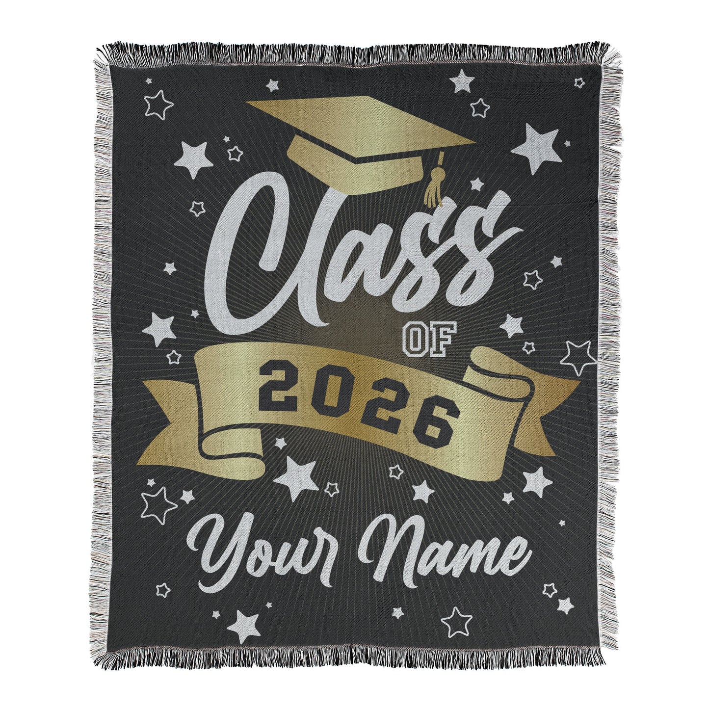 Class of Graduation Text Blanket