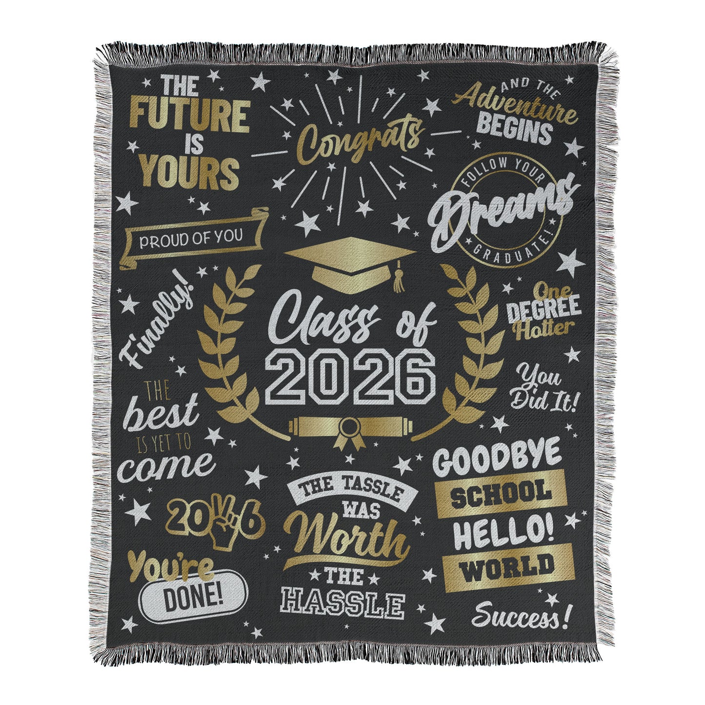 Graduation Messages Blanket