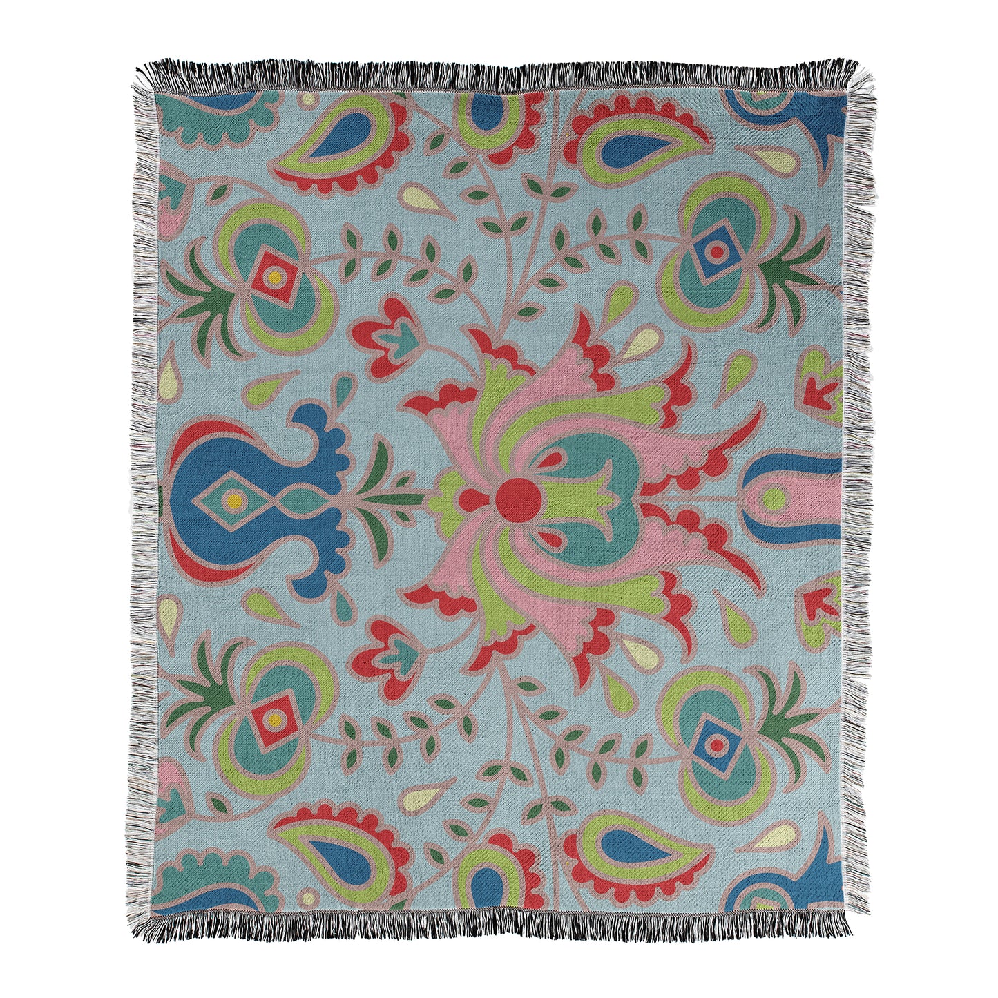 Paisley Floral Blanket