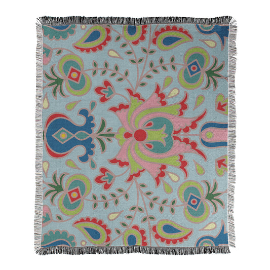 Paisley Floral Blanket