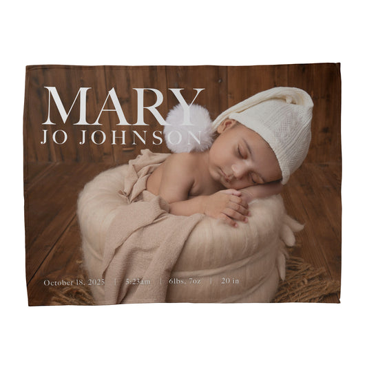 Photo Baby Blanket
