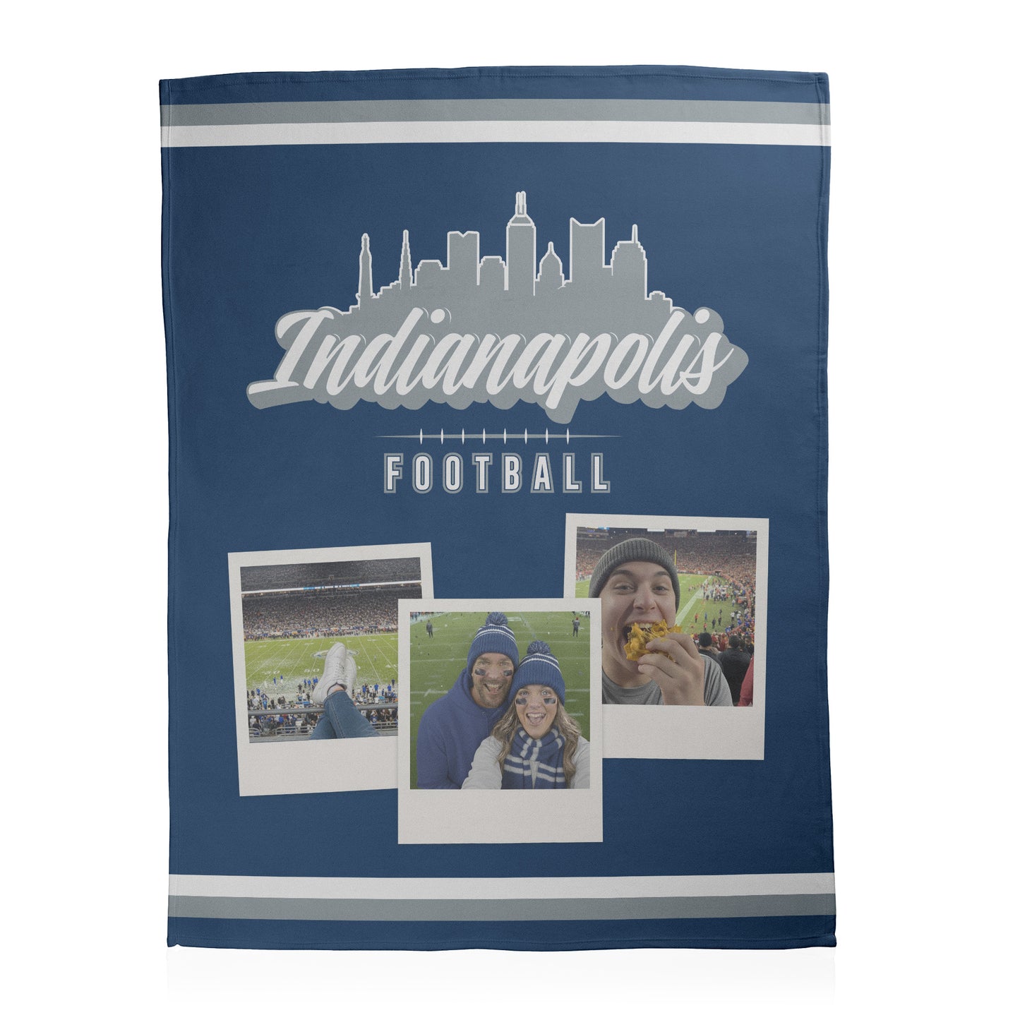 Football City Photo Sherpa Blanket