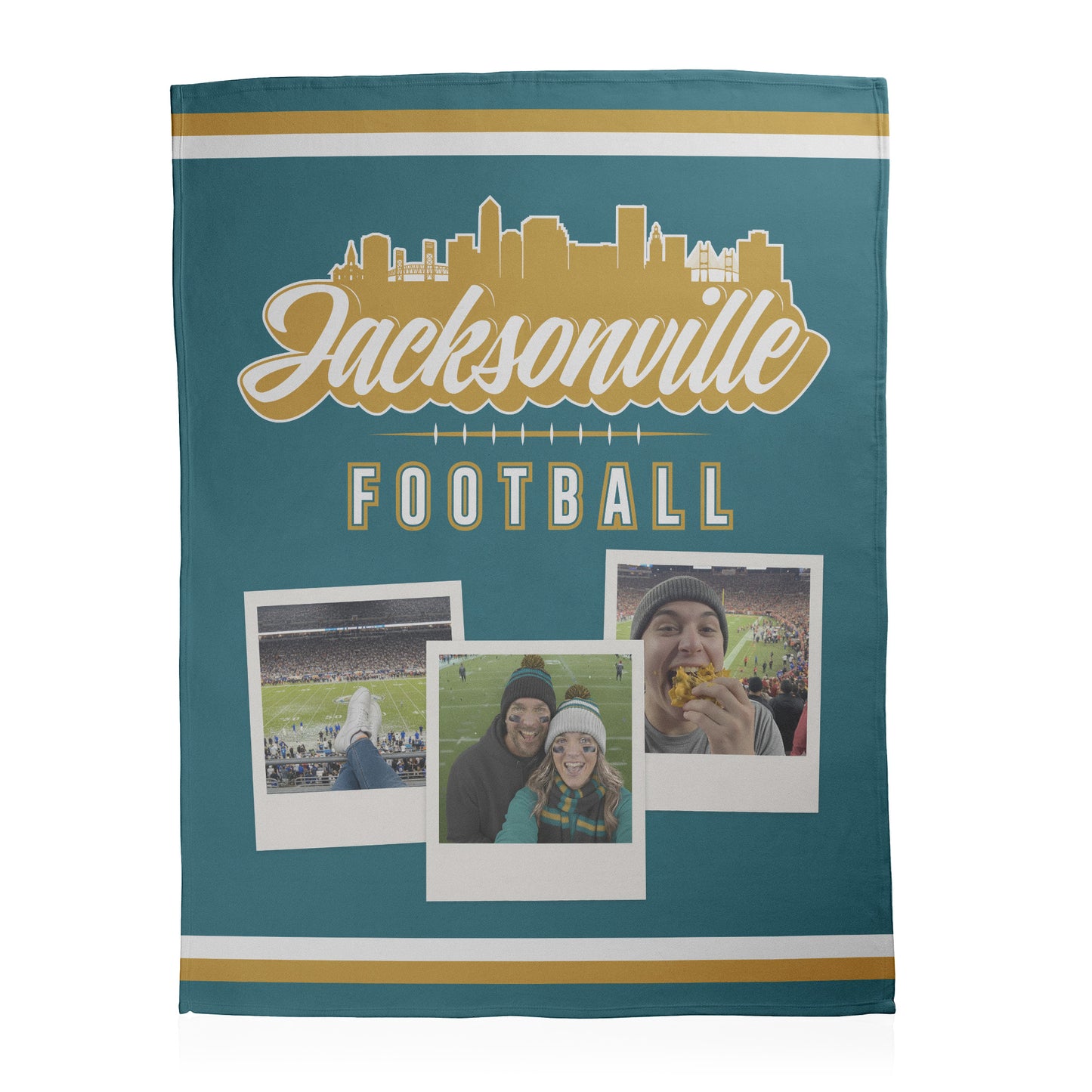 Football City Photo Sherpa Blanket