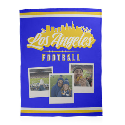Football City Photo Sherpa Blanket