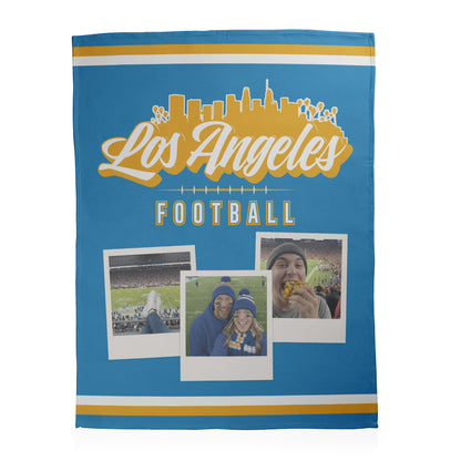 Football City Photo Sherpa Blanket