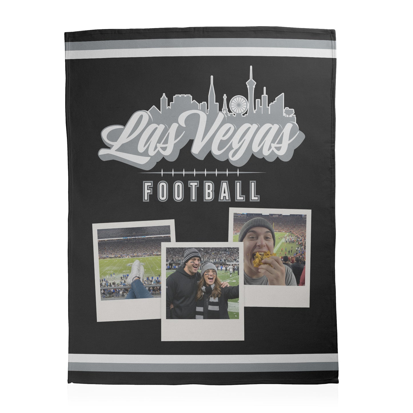 Football City Photo Sherpa Blanket
