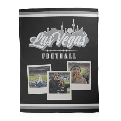 Football City Photo Sherpa Blanket