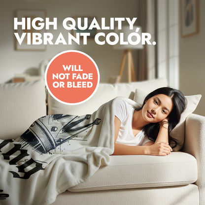 King Blanket - White Background