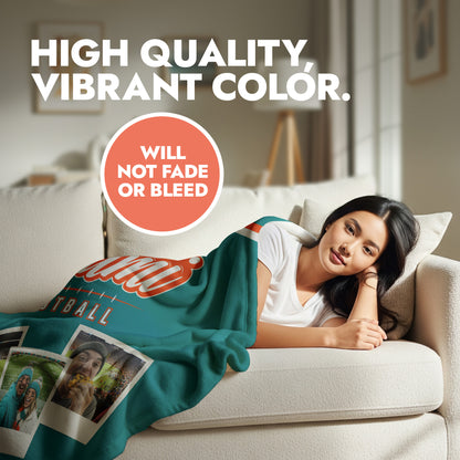 Football City Photo Sherpa Blanket