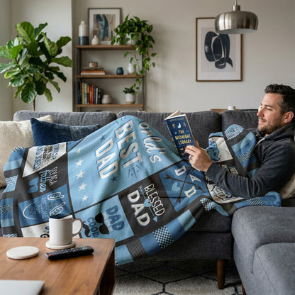 World's Best Dad Blanket