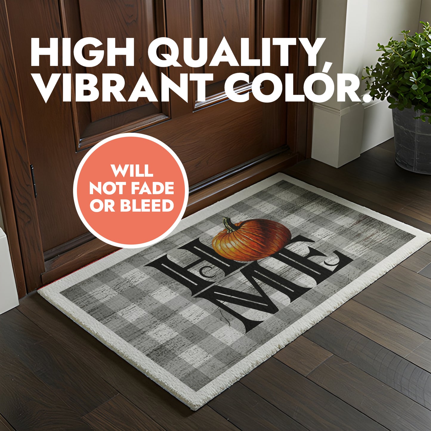 Home Pumpkin Doormat
