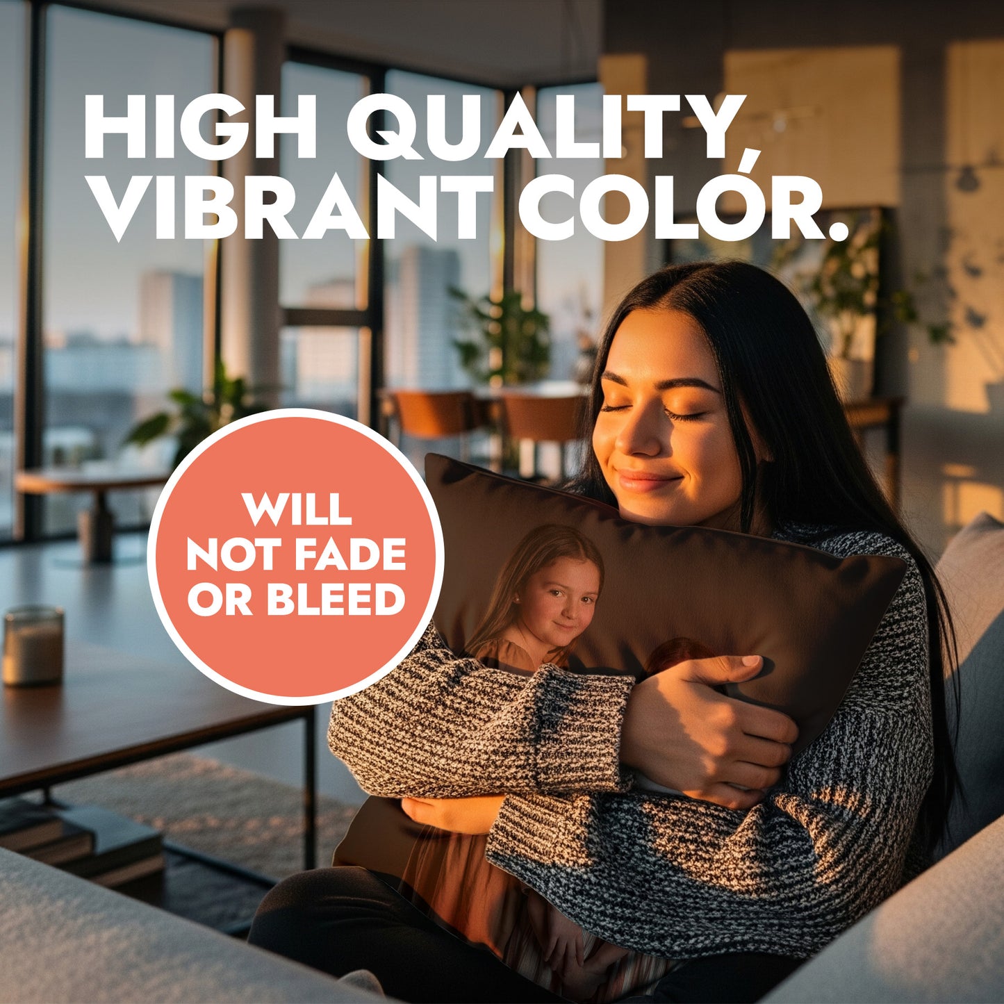 Custom Photo & Text Pillow