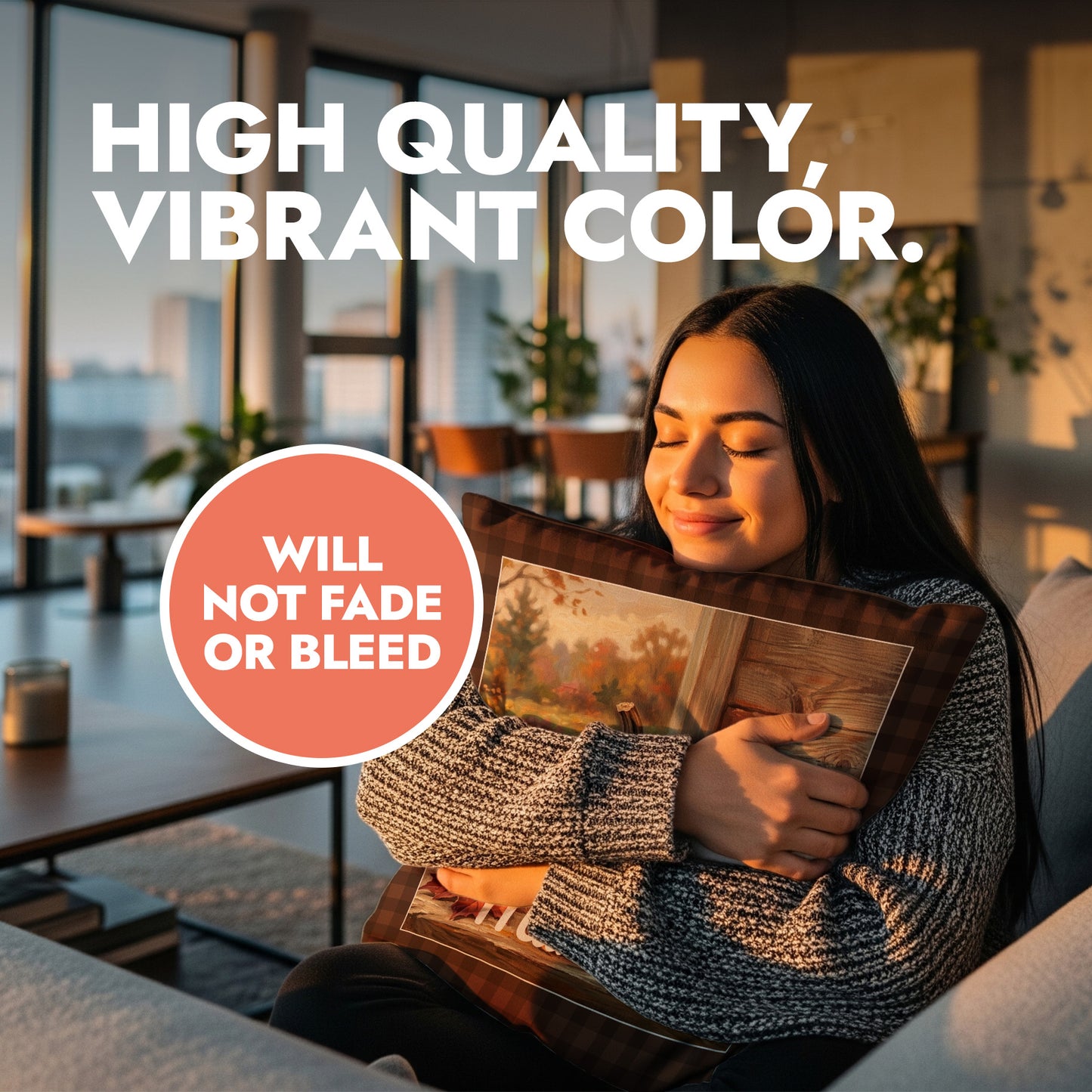 Personalized Text All Things Autumn Pillow