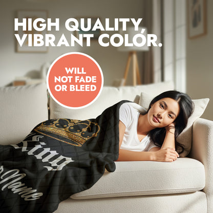 King Blanket - Dark Background