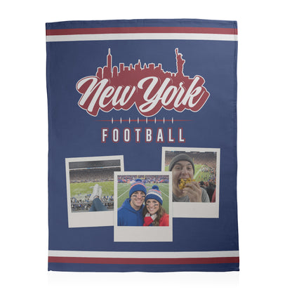 Football City Photo Sherpa Blanket