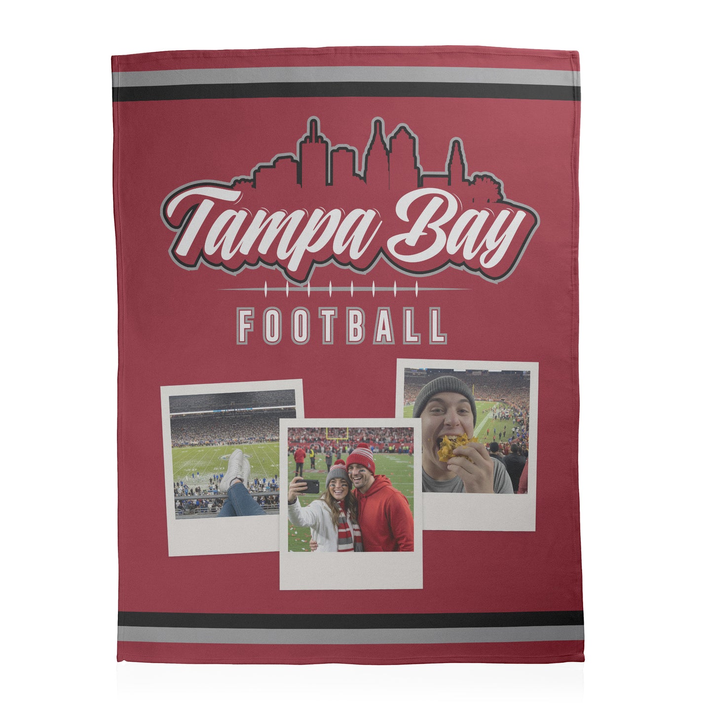 Football City Photo Sherpa Blanket