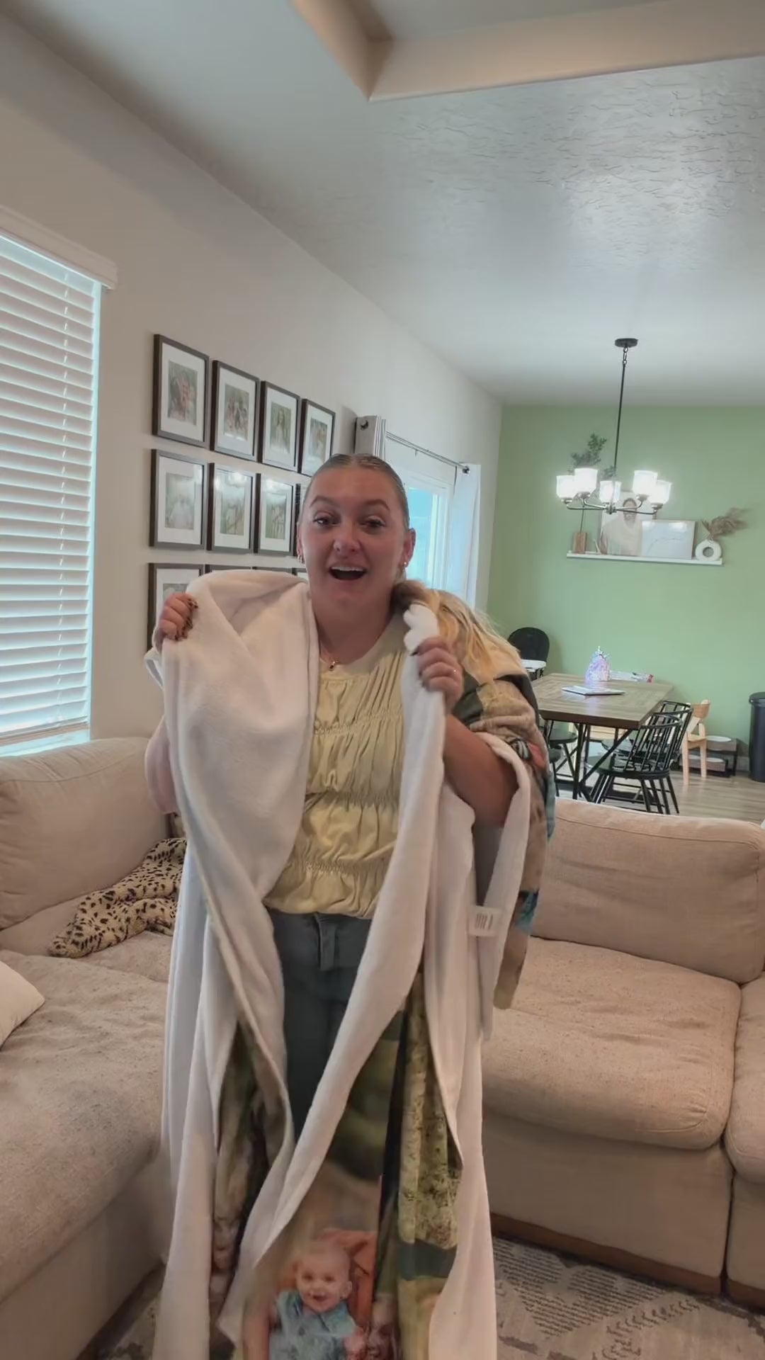 Load video: Custom photo blankets 